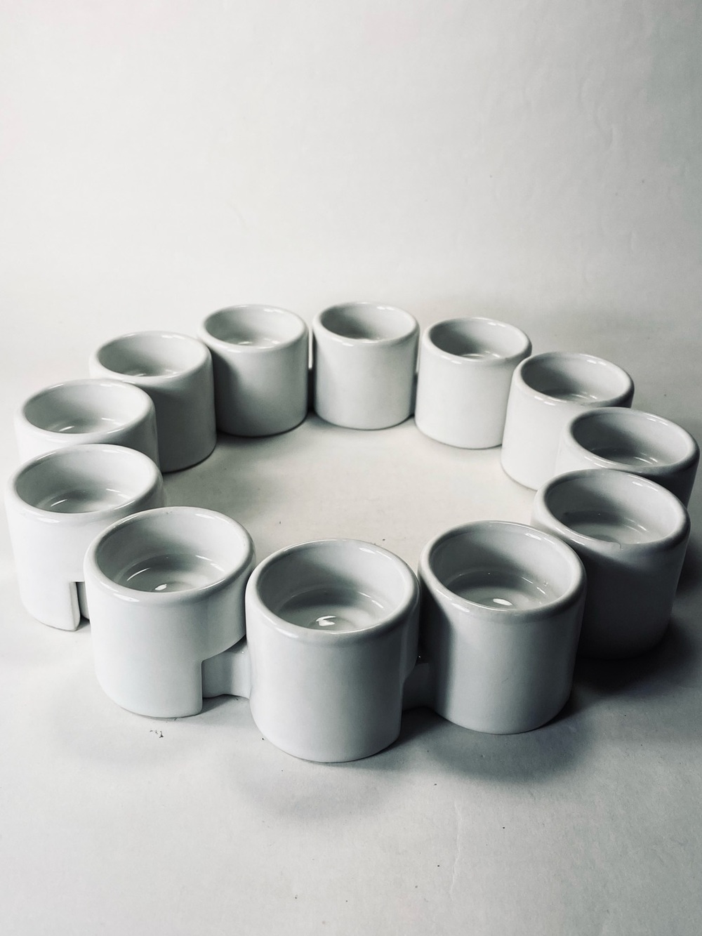 Vintage IKEA PS Tealight Holders by Ehlén Johansson Modular Scandinavian Ceramic